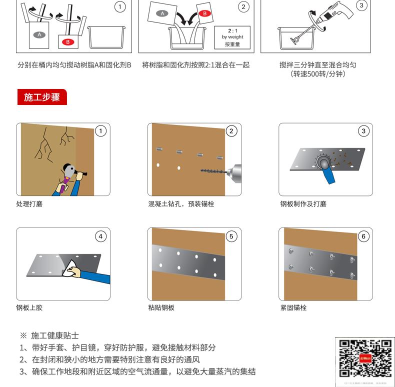 包钢凯里粘钢加固施工过程